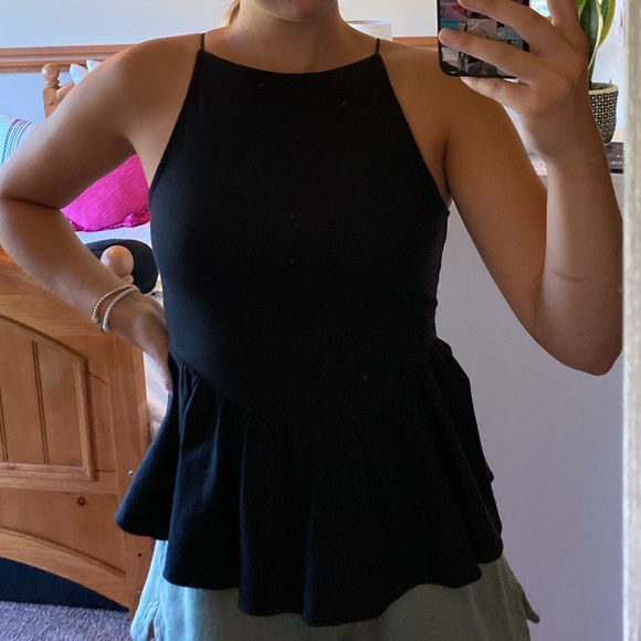 Urban Outfitters High Neck Peplum Tank - Picture 4 of 5